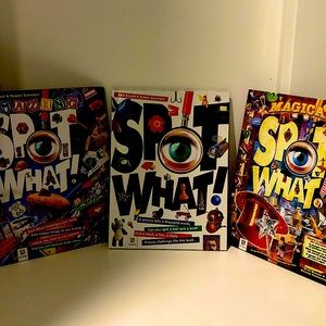 3 spot what books all in perfect condition.